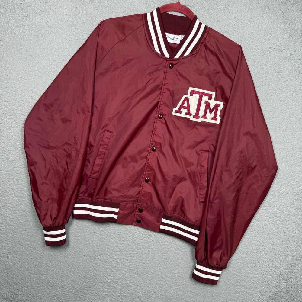 Vintage‎ 90s Texas A&M Lightweight Chalk Line Jacket